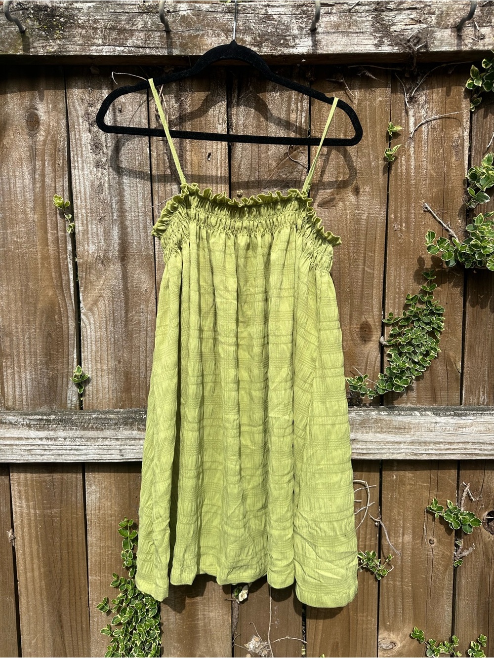 Smocked babydoll dress - Picture 3 of 4